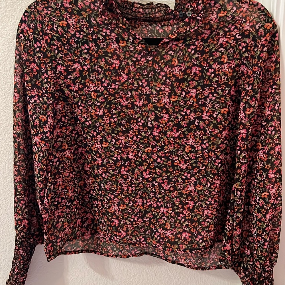 SMOKED FLORAL SHIRT | H&M